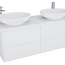ALANA Stone Top White/ Timber, Double bowl 1200mm Vanity ALW1200ST