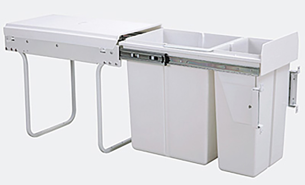 Pull Out Twin Bins Door Mounted 30Lt DB-300C