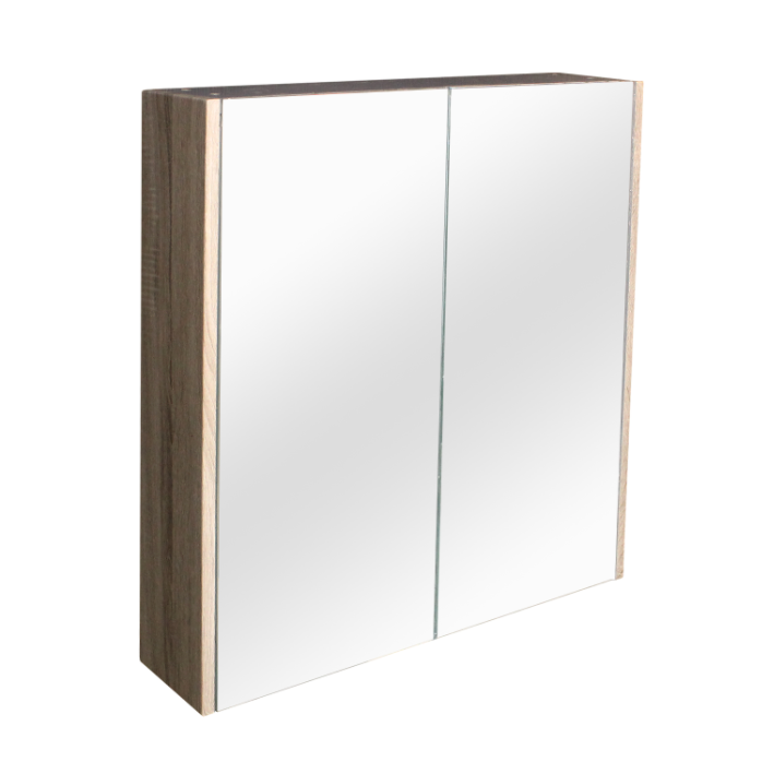 Qubist White Oak 600mm Shaving Cabinet QSV600WO