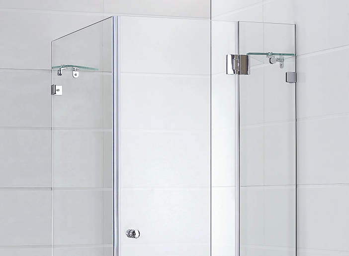 Frameless Shower Screen 1000x1000mm PLT1002