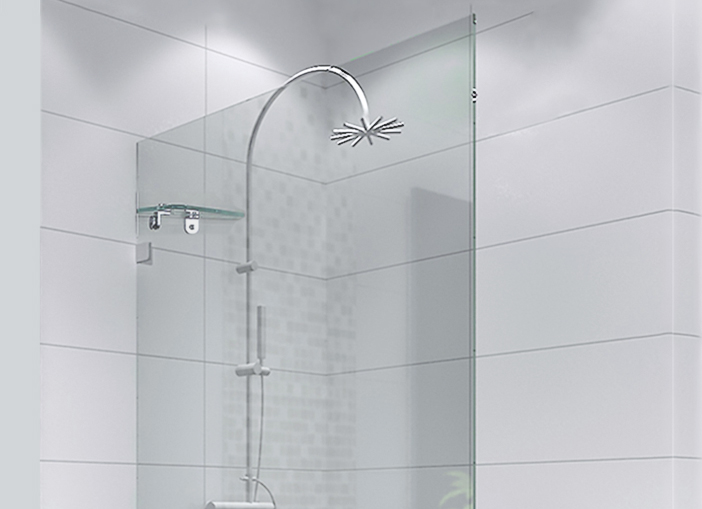 Shower Panel w/Shelf 1085mm PLT1005BP