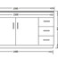 NEWPORT China Top 1500mm Vanity NEV1500