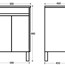 NEWPORT China Top 600mm Vanity NEV600