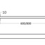 CERAM Single Towel Rail 55601