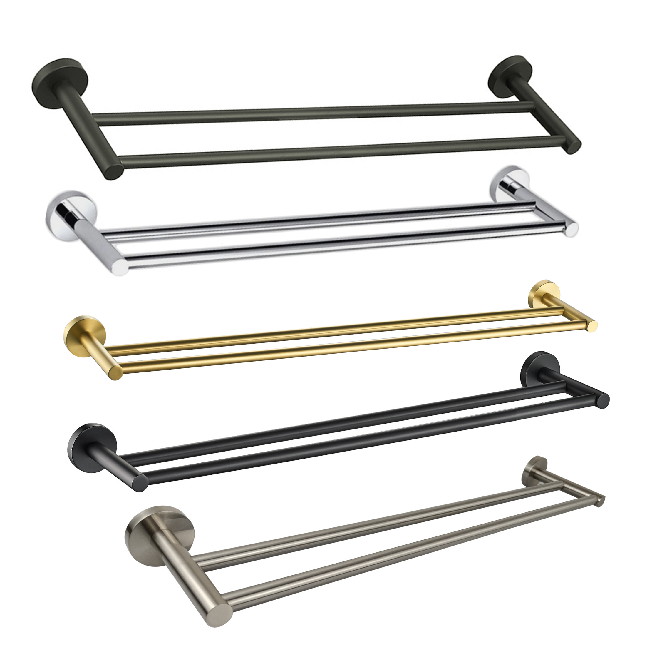 OTUS Double Towel Rail 600/800mm