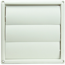 Gravity Louvre Vent White 125mm 1052HS5W