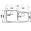 Dione 1 + 3/4 Bowl Sink